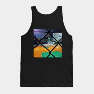 Rain on the basketball court Tank Top